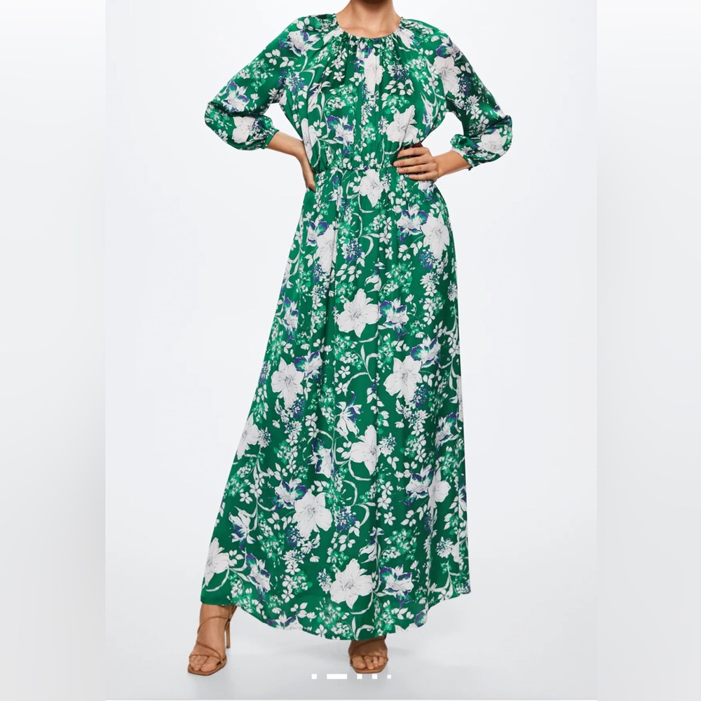 MANGO FLOWER PRINT DRESS.